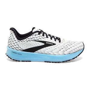 Brooks Hyperion Tempo Mens Road Running Shoes White/Black/Blue | USA-RAD391478